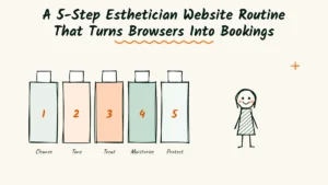 A 5-Step Esthetician Website Routine That Turns Browsers Into Bookings