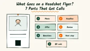 What Goes on a Headshot Photography Flyer? 7 Parts That Get Calls
