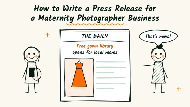 A Simple Press Release Template for Maternity Photographers